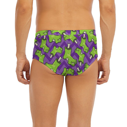 Zombie Foot Pattern Print Men's Briefs