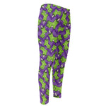 Zombie Foot Pattern Print Men's Compression Pants