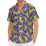 Zombie Foot Pattern Print Men's Deep V-Neck Shirt