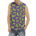 Zombie Foot Pattern Print Men's Fitness Tank Top