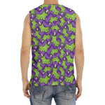 Zombie Foot Pattern Print Men's Fitness Tank Top