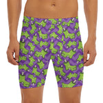 Zombie Foot Pattern Print Men's Long Boxer Briefs
