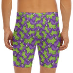 Zombie Foot Pattern Print Men's Long Boxer Briefs