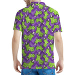 Zombie Foot Pattern Print Men's Polo Shirt