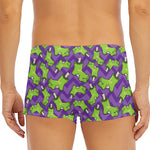 Zombie Foot Pattern Print Men's Short Boxer Briefs
