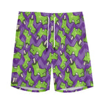 Zombie Foot Pattern Print Men's Sports Shorts