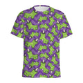 Zombie Foot Pattern Print Men's Athletic T-Shirt