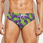 Zombie Foot Pattern Print Men's Swim Briefs