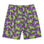 Zombie Foot Pattern Print Men's Swim Trunks