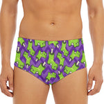Zombie Foot Pattern Print Men's Triangle Swim Briefs