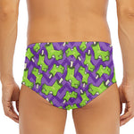 Zombie Foot Pattern Print Men's Triangle Swim Briefs