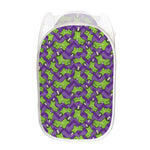 Zombie Foot Pattern Print Mesh Laundry Hamper