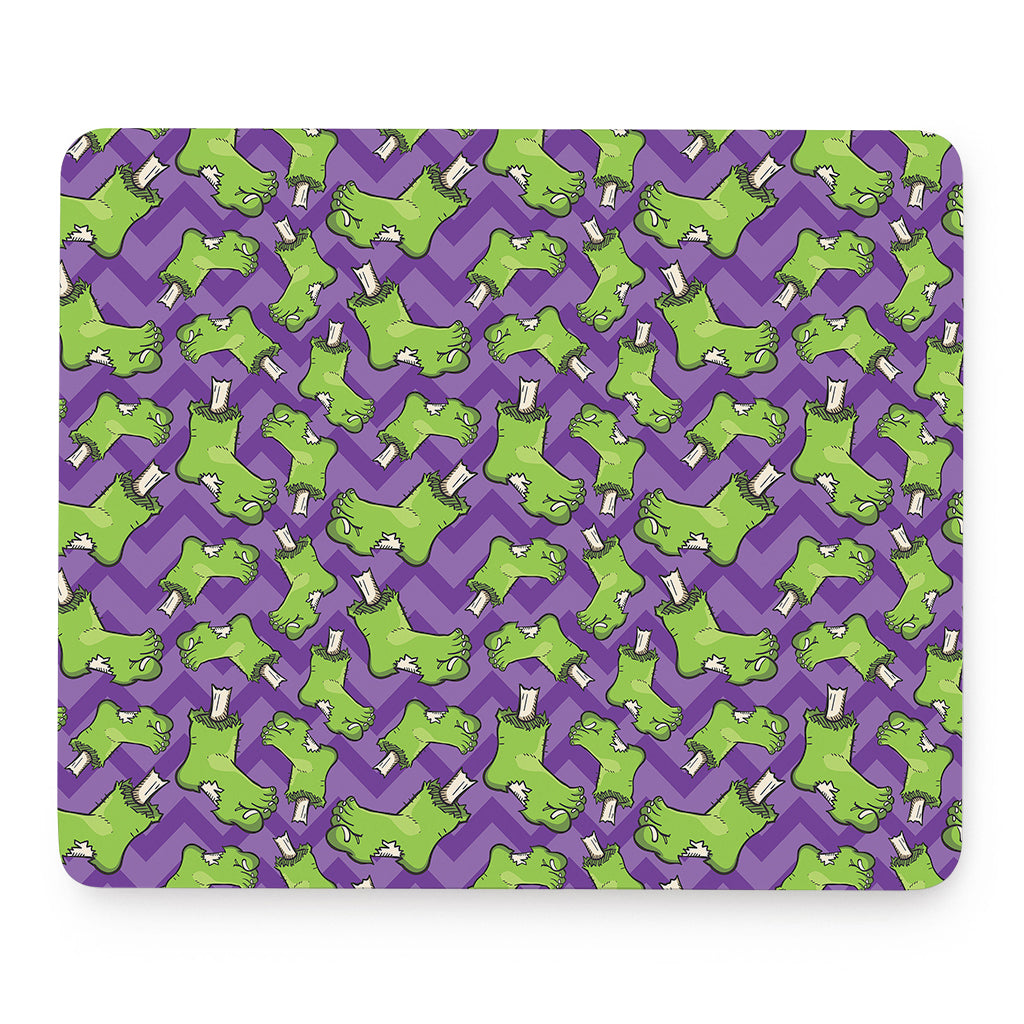 Zombie Foot Pattern Print Mouse Pad