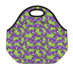 Zombie Foot Pattern Print Neoprene Lunch Bag