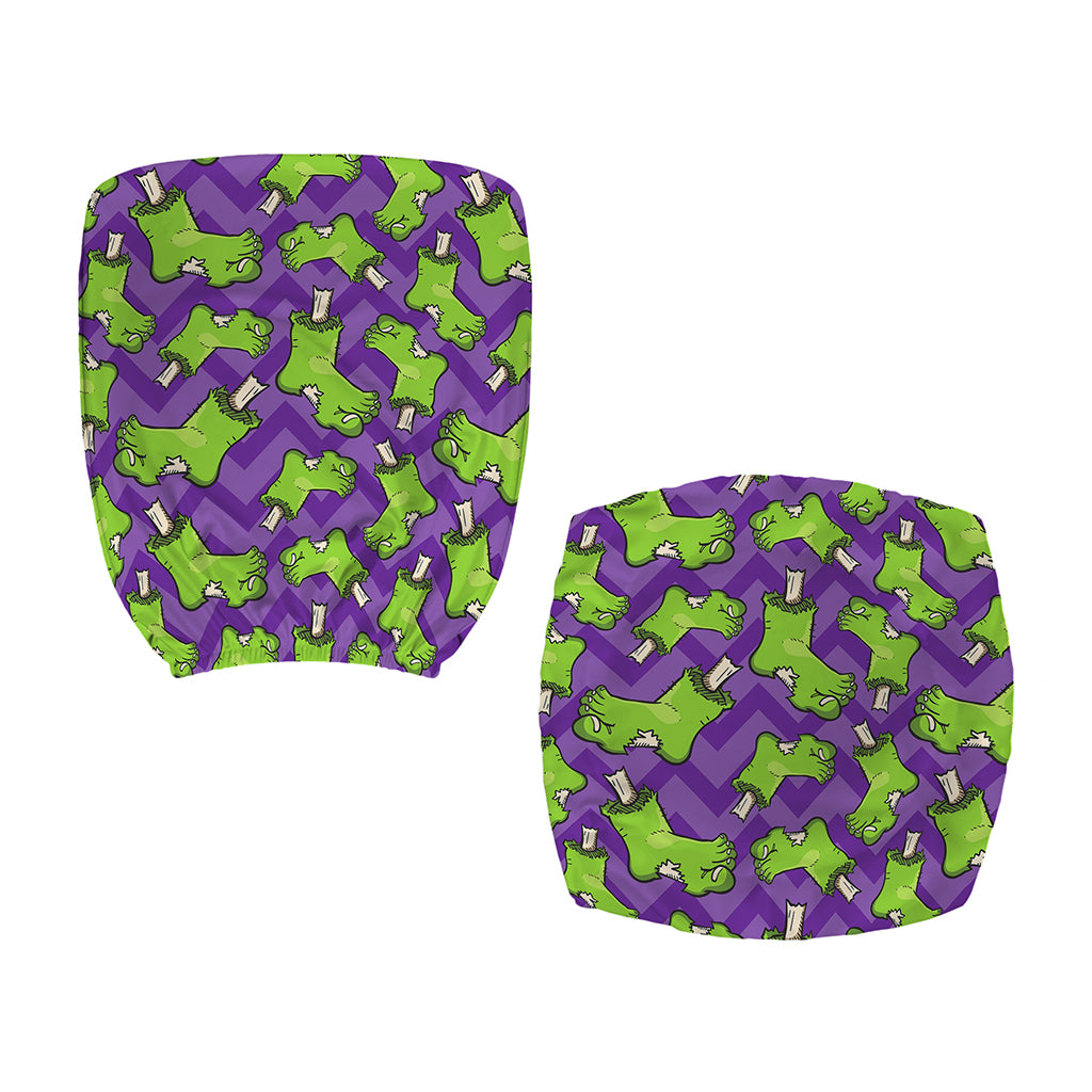 Zombie Foot Pattern Print Office Chair Cover