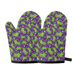 Zombie Foot Pattern Print Oven Mitts
