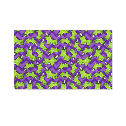 Zombie Foot Pattern Print Polyester Flag