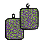 Zombie Foot Pattern Print Pot Holders