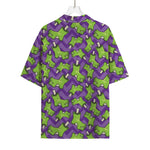 Zombie Foot Pattern Print Rayon Hawaiian Shirt