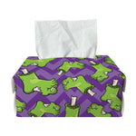 Zombie Foot Pattern Print Rectangle Tissue Box Cover