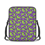 Zombie Foot Pattern Print Rectangular Crossbody Bag