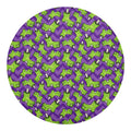 Zombie Foot Pattern Print Round Blanket