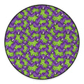 Zombie Foot Pattern Print Round Floor Mat