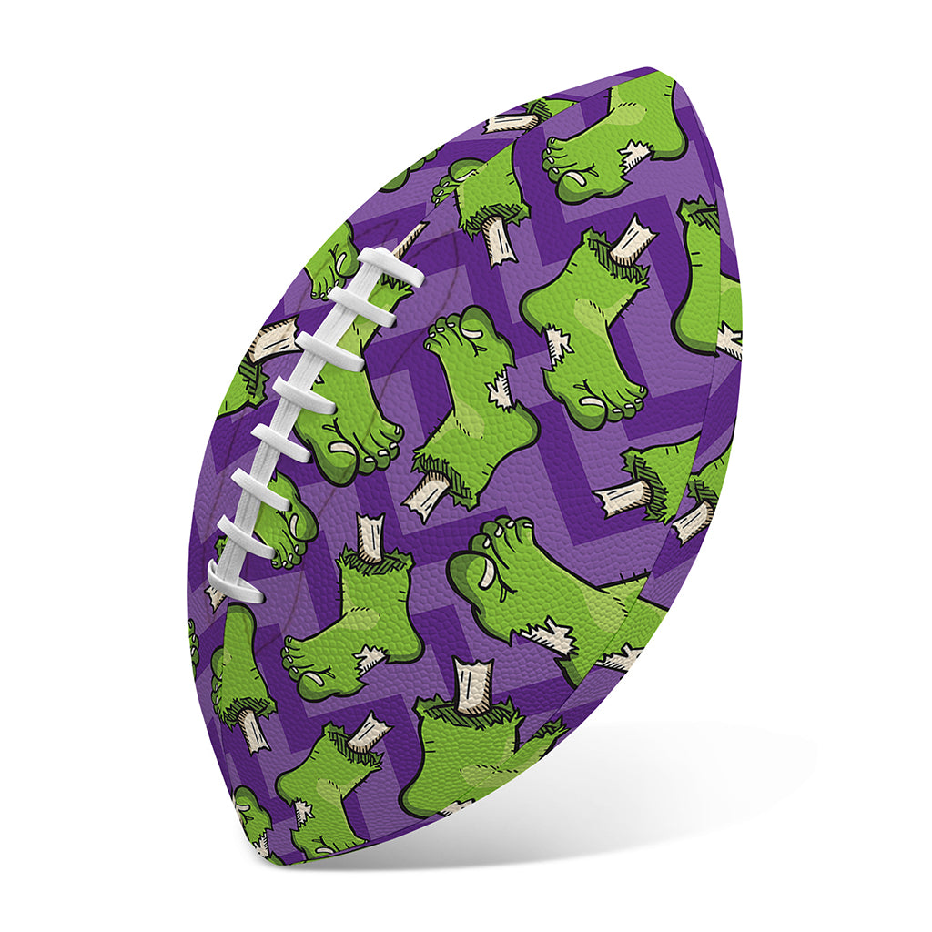 Zombie Foot Pattern Print Rugby Ball