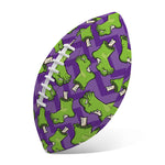 Zombie Foot Pattern Print Rugby Ball