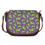 Zombie Foot Pattern Print Saddle Bag