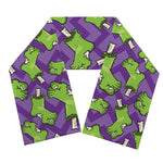 Zombie Foot Pattern Print Scarf