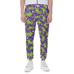 Zombie Foot Pattern Print Scuba Joggers
