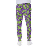 Zombie Foot Pattern Print Scuba Joggers