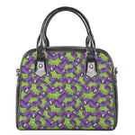 Zombie Foot Pattern Print Shoulder Handbag