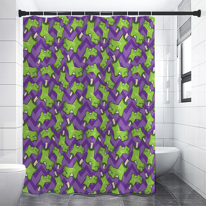 Zombie Foot Pattern Print Shower Curtain