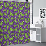 Zombie Foot Pattern Print Shower Curtain