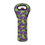 Zombie Foot Pattern Print Single Neoprene Wine Tote