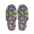 Zombie Foot Pattern Print Slippers