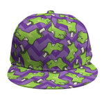 Zombie Foot Pattern Print Snapback Cap