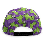 Zombie Foot Pattern Print Snapback Cap