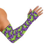 Zombie Foot Pattern Print Sun Protection Arm Sleeves