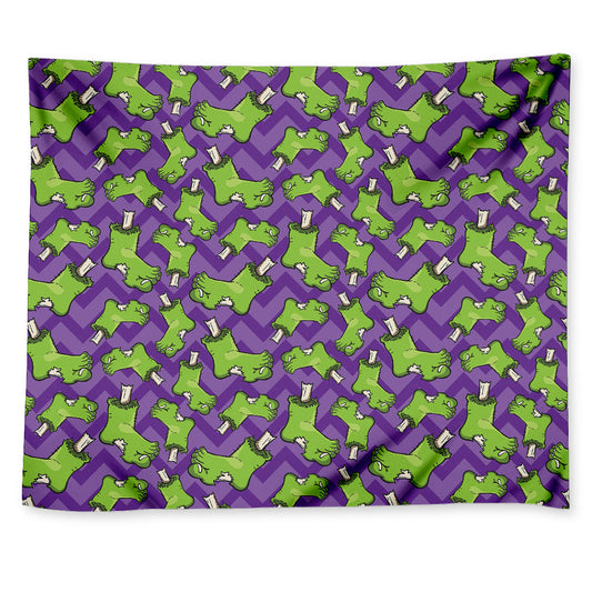 Zombie Foot Pattern Print Tapestry