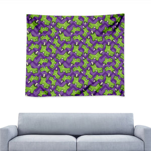 Zombie Foot Pattern Print Tapestry
