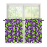 Zombie Foot Pattern Print Tier Curtains
