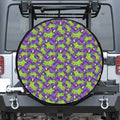 Zombie Foot Pattern Print Tire Cover