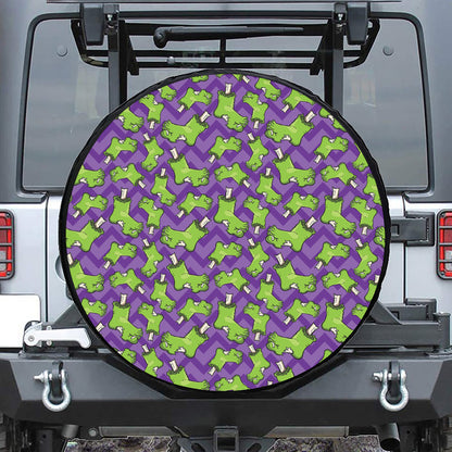 Zombie Foot Pattern Print Tire Cover