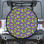 Zombie Foot Pattern Print Tire Cover