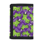 Zombie Foot Pattern Print Trifold Wallet