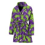 Zombie Foot Pattern Print Women's Bathrobe