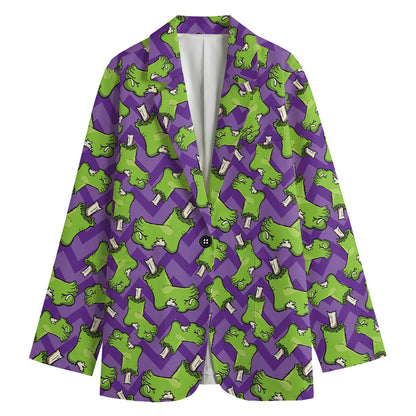 Zombie Foot Pattern Print Women's Blazer
